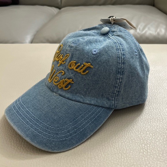 NWT - Billabong x Wrangler Denim Baseball Cap - Adjustable - Picture 3 of 12